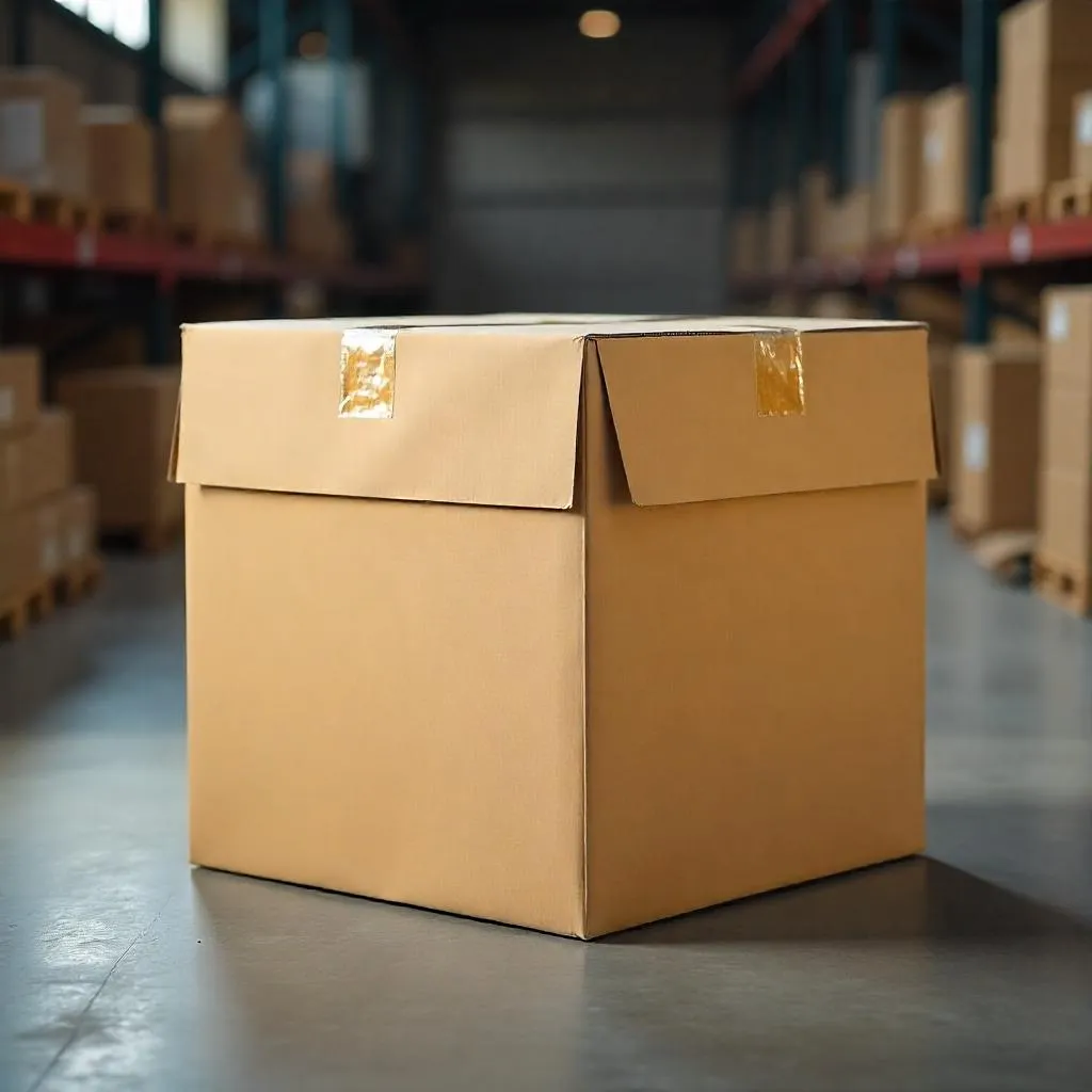 Produto: caixa container de papelao grande para transporte