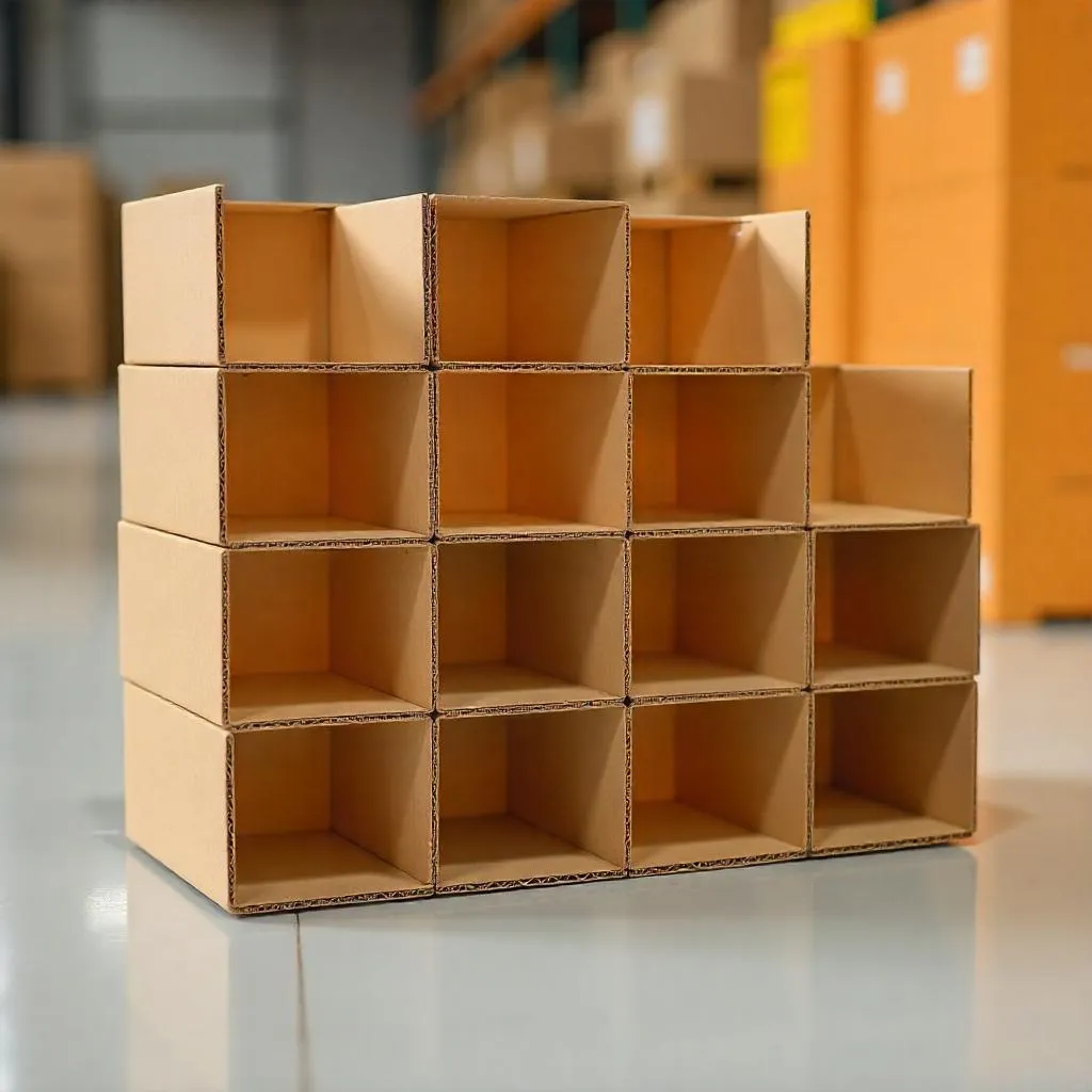 Produto: divisorias de papelao ondulado